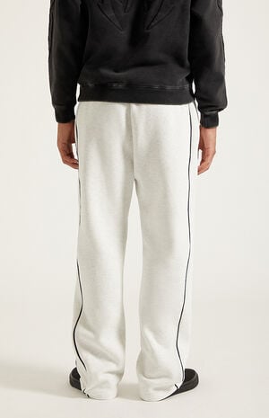 Gray Piping Track Sweatpants image number 4