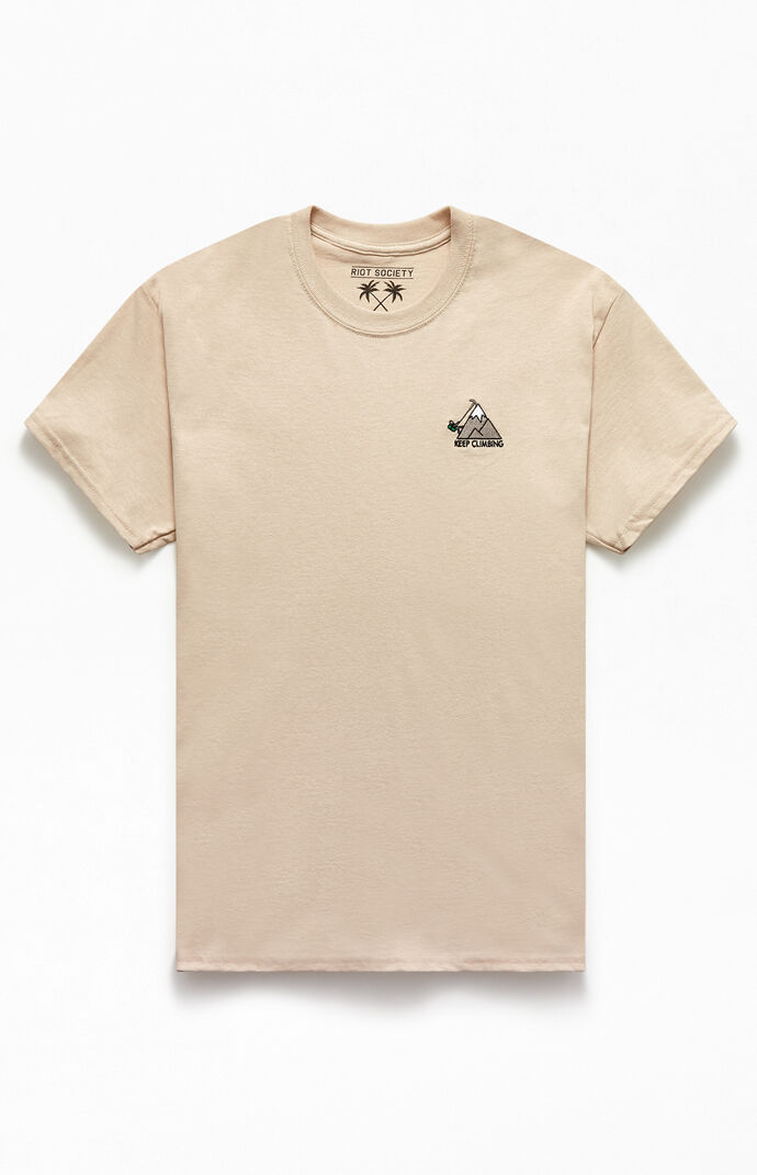 Keep Climbing Embroidered T-Shirt