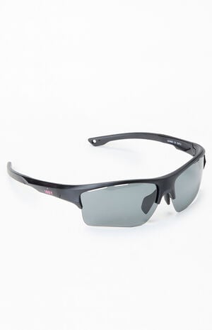 x Pacsun Black Classic Sport Shield Sunglasses