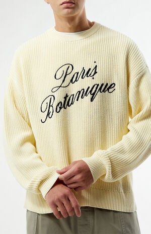 Paris Ribbed Knit Crew Neck Sweater image number 2