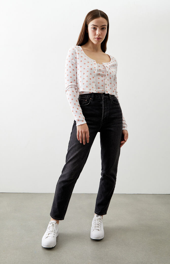 Brie Waffle Tank Top & Cardigan Set