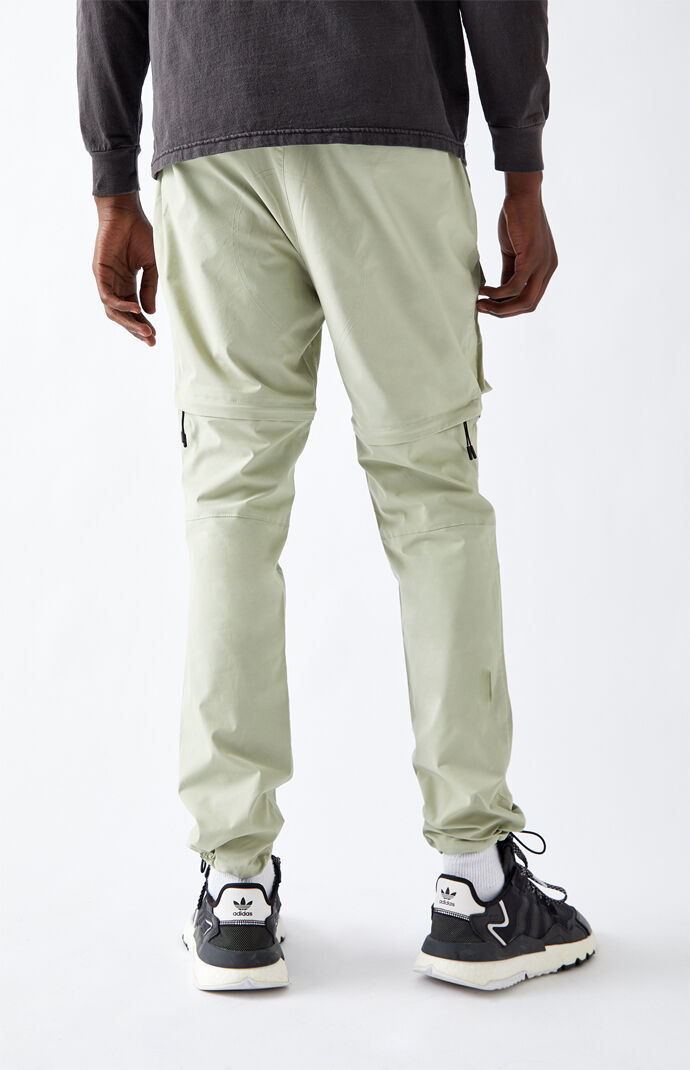 PacSun Utility Light Green Zip-Off Cargo Pants | PacSun