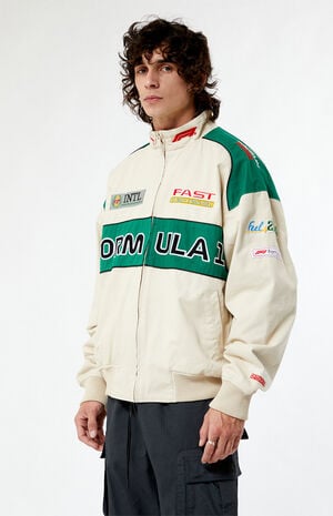 x PacSun Brown Pole Position Jacket image number 1