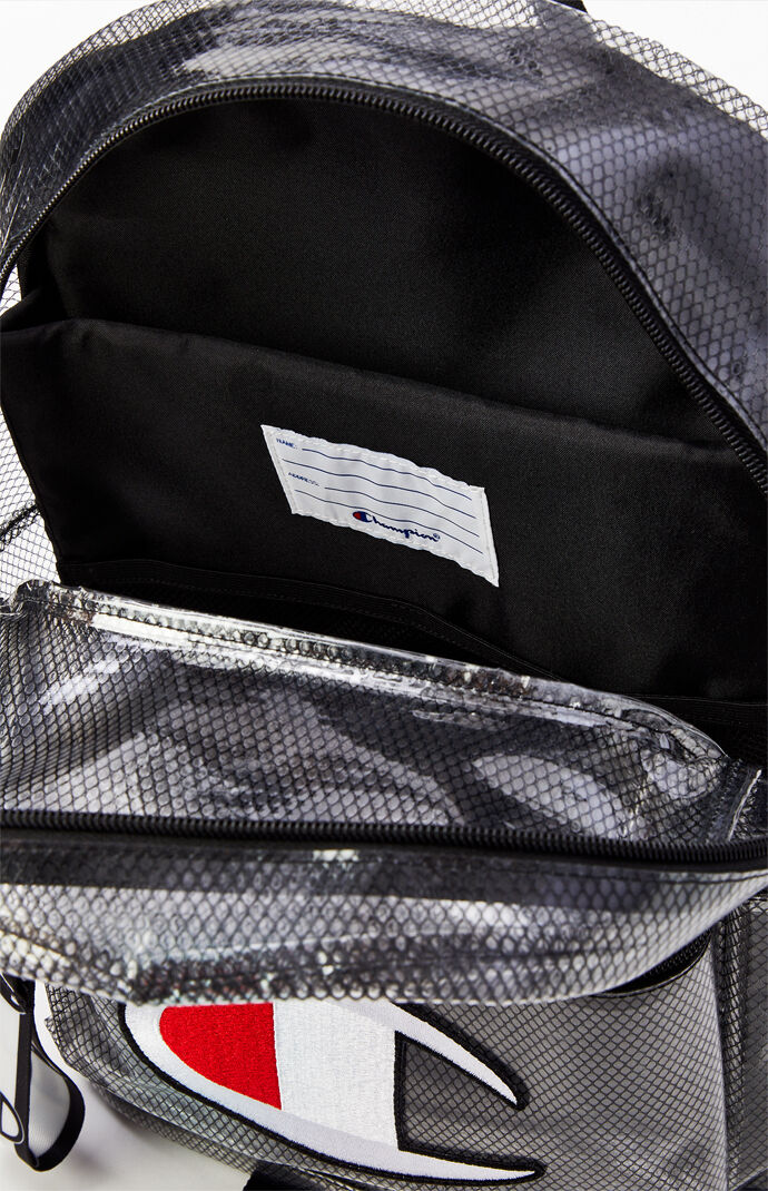 champion supercise clear backpack