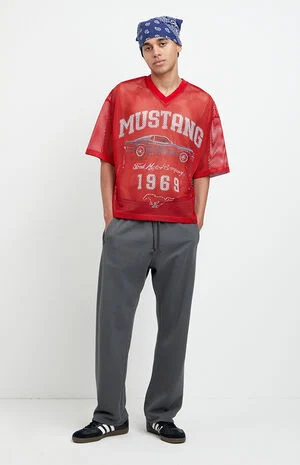 Washed Black Johnny Fleece Straight Sweatpants image number 1