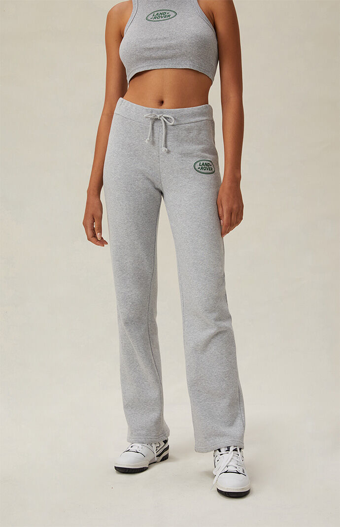 Gray flare sales sweatpants