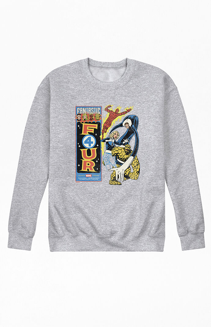 Hybrid Apparel Fantastic Four Obi Strip Crew Neck Sweatshirt
