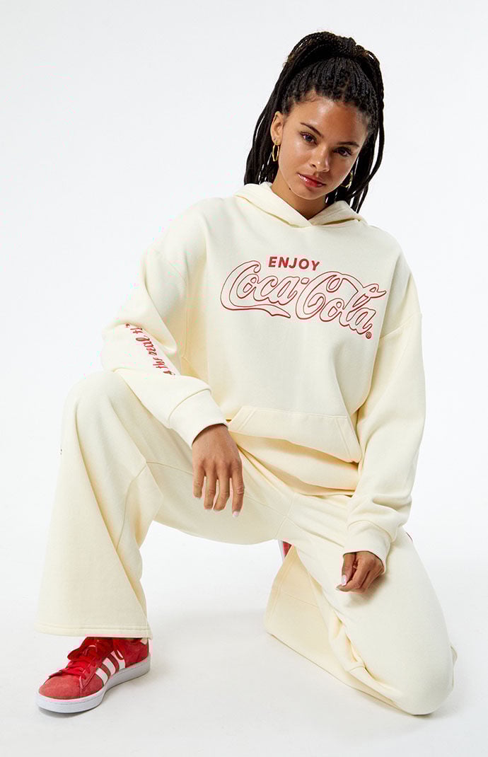 Coca cola hoodie pacsun on sale