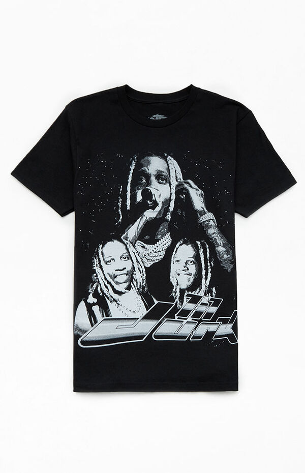 Lil #39 Durk T Shirt PacSun Lil #39 Durk T Shirt PacSun