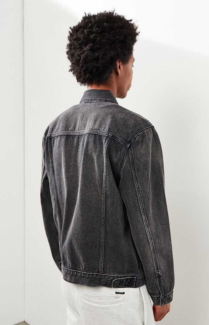 Black Classic Fit Denim Jacket