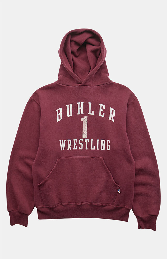 PS VINTAGE '90s Buhler Wrestling Russell Pullover Hoodie