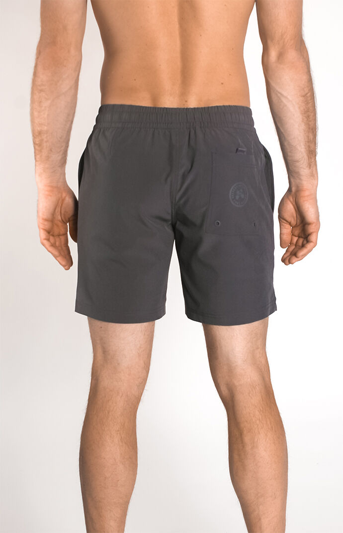 Charcoal Recycled Seeker 17.5" Swim Trunks