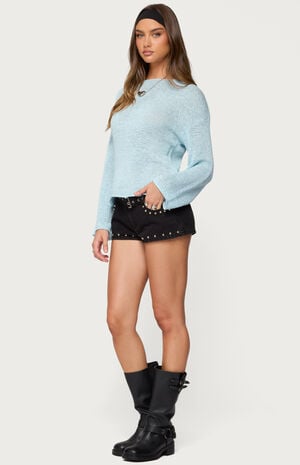 Drop Shoulder Light Knit Sweater image number 4
