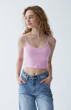 Pink Basic Cami Top Pink Basic Cami Top image number null