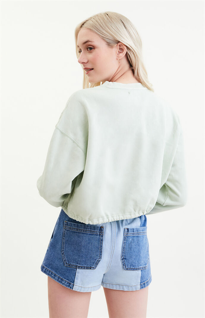 Zion Drawcord Crew Neck Sweatshirt