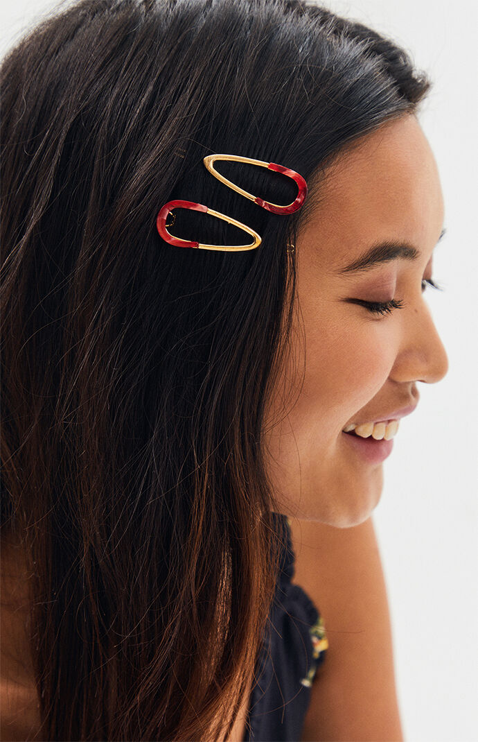 Metal Snap Hair Clips