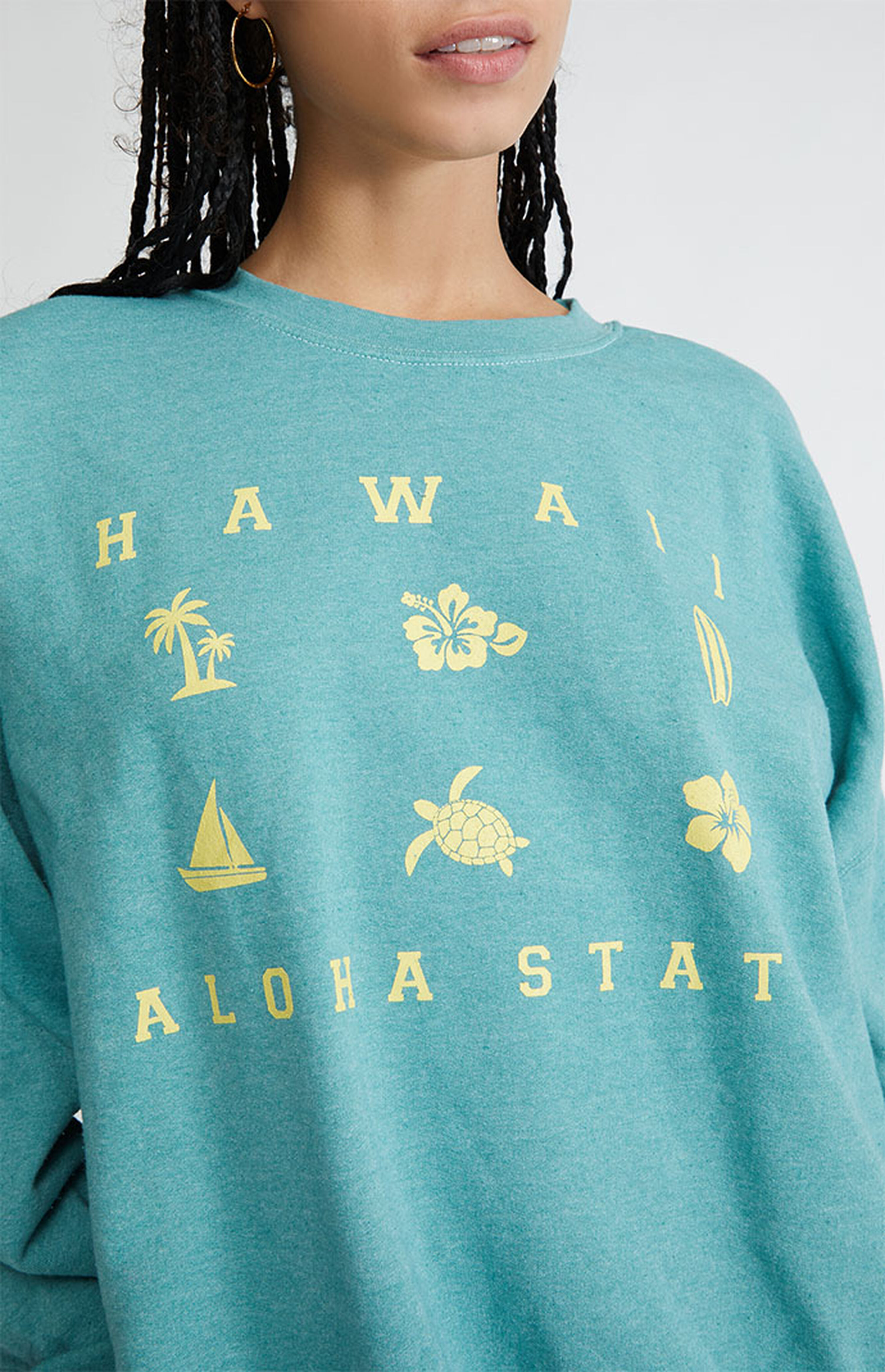 Golden Hour Hawaii Icons Crew Neck Sweatshirt PacSun