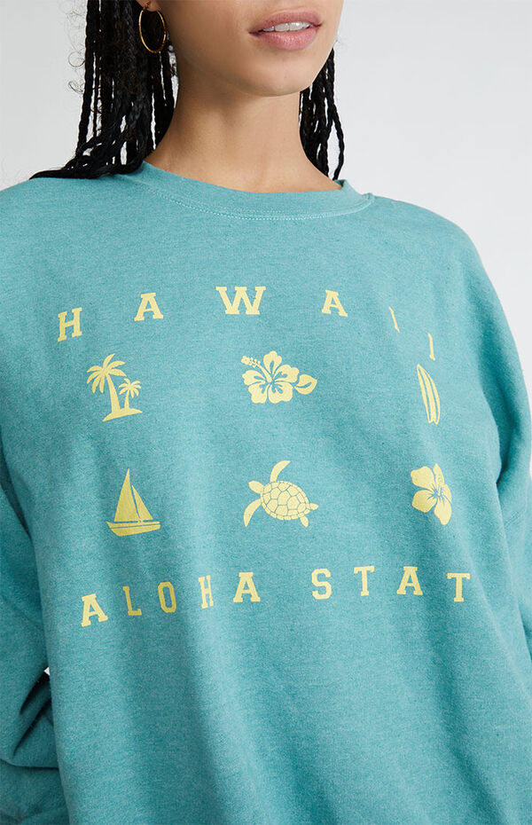 Golden Hour Hawaii Icons Crew Neck Sweatshirt | PacSun