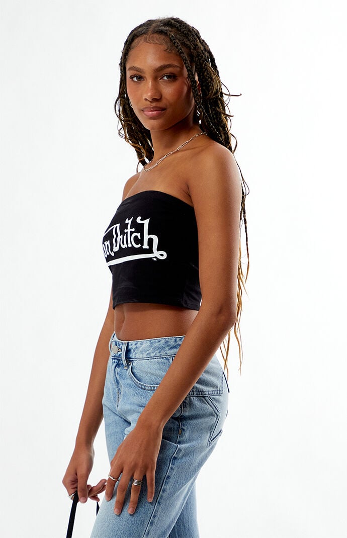 Von Dutch Logo Tube Top