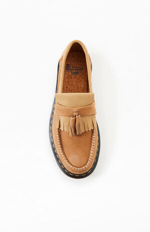 Adrian Tumbled Nubuck Leather Tassel Loafers image number 5