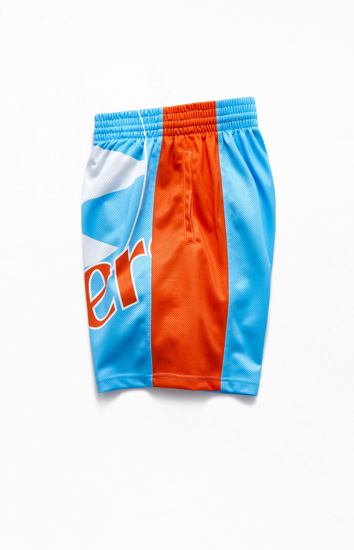 Mitchell Ness Clippers Big Face Basketball Shorts Pacsun