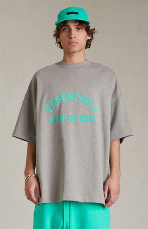 Dark Heather Oatmeal Heavy T-Shirt image number 1