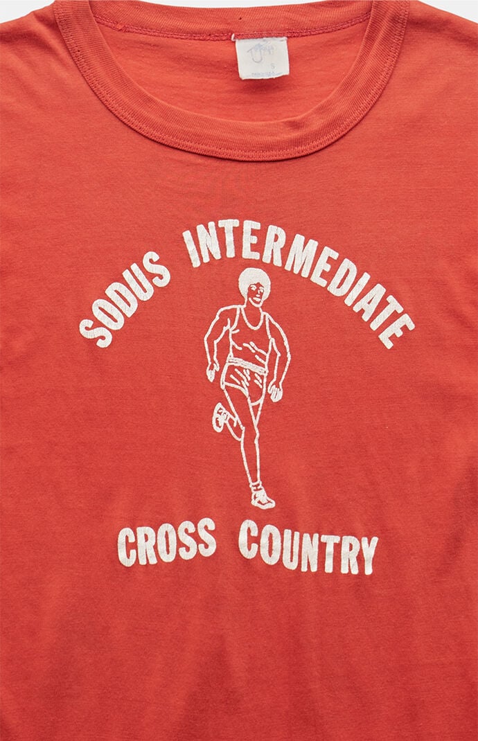 PS VINTAGE 80s Sodus Intermediate Cross Country Baby Graphic T-Shirt