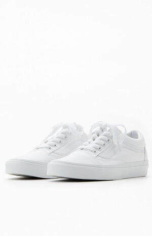 White Old Skool Shoes