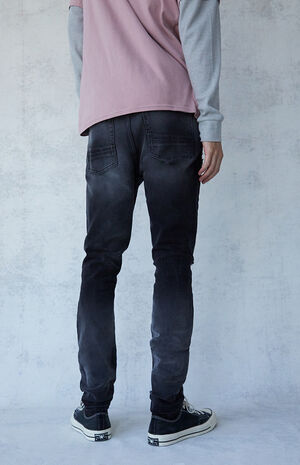 Black Washed Stacked Skinny Jeans Black Washed Stacked Skinny Jeans image number null