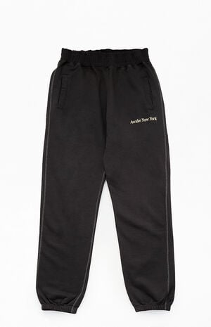 Pigment Dyed Embroidered Sweatpants image number 1