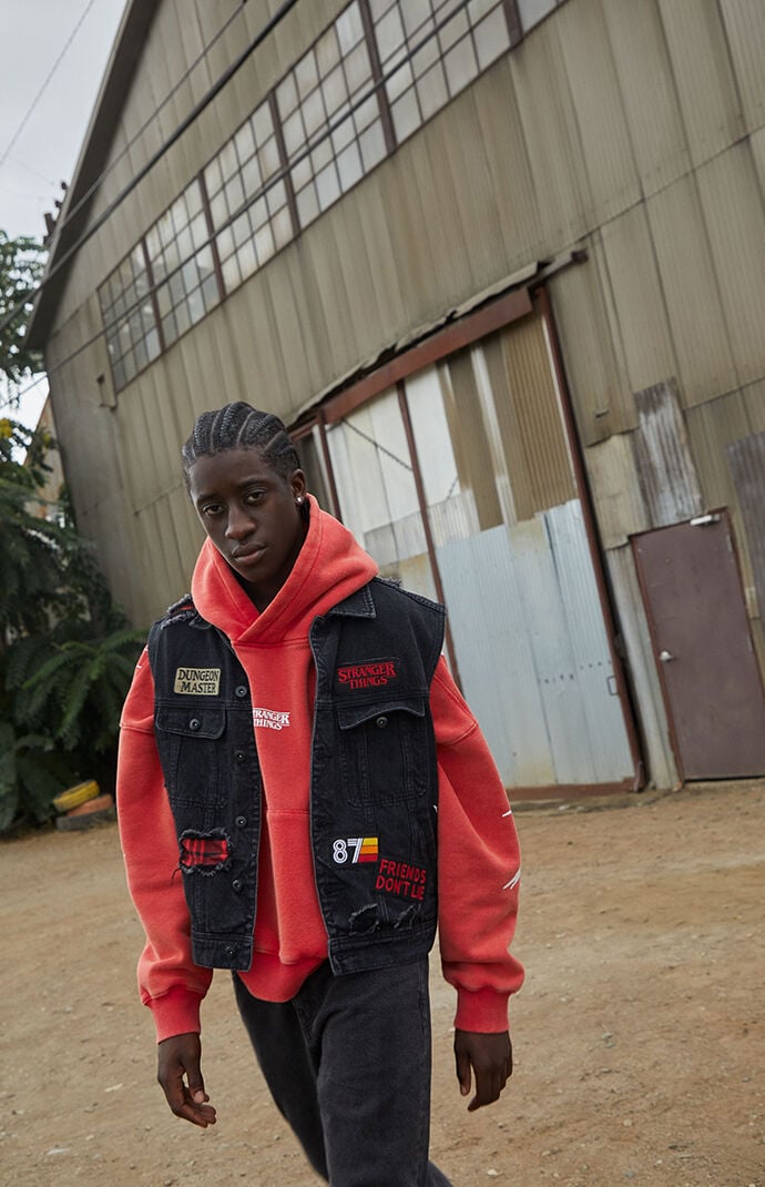 Netflix x Stranger Things Red Hellfire Club Hoodie