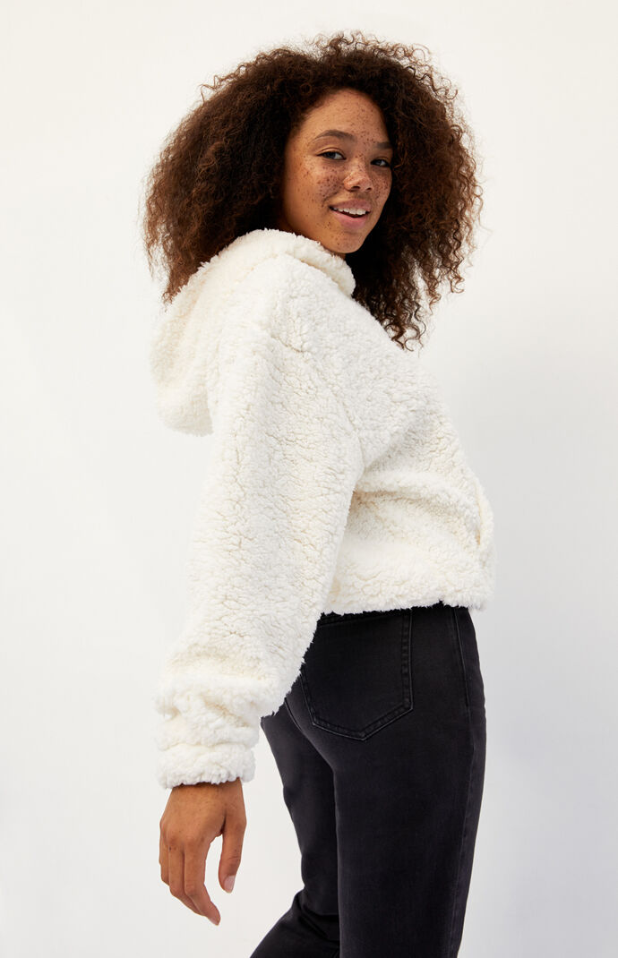 Pacsun sheree sherpa hoodie clearance
