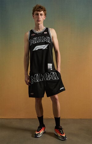 x Pacsun Miami Mesh Basketball Shorts image number 1