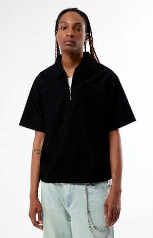 Nomad Black Quarter Zip Shirt image number 1