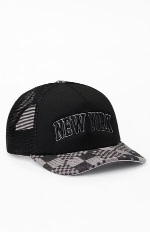 x PS Reserve NY Yankees Patchwork Denim 9FORTY Snapback Hat image number 1