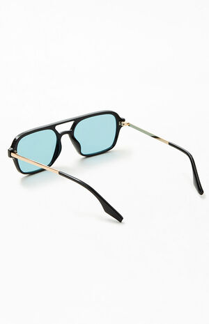 Mint Ice Cube Aviator Sunglasses image number 3