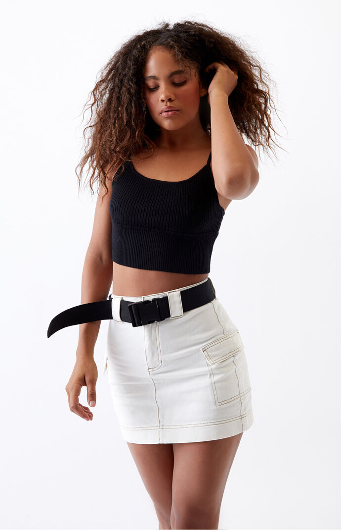 White cargo skirt clearance