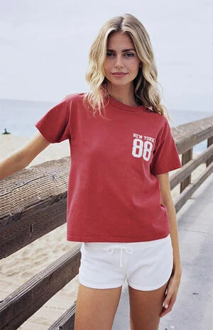 Red Chloe New York 88 T-Shirt image number 1