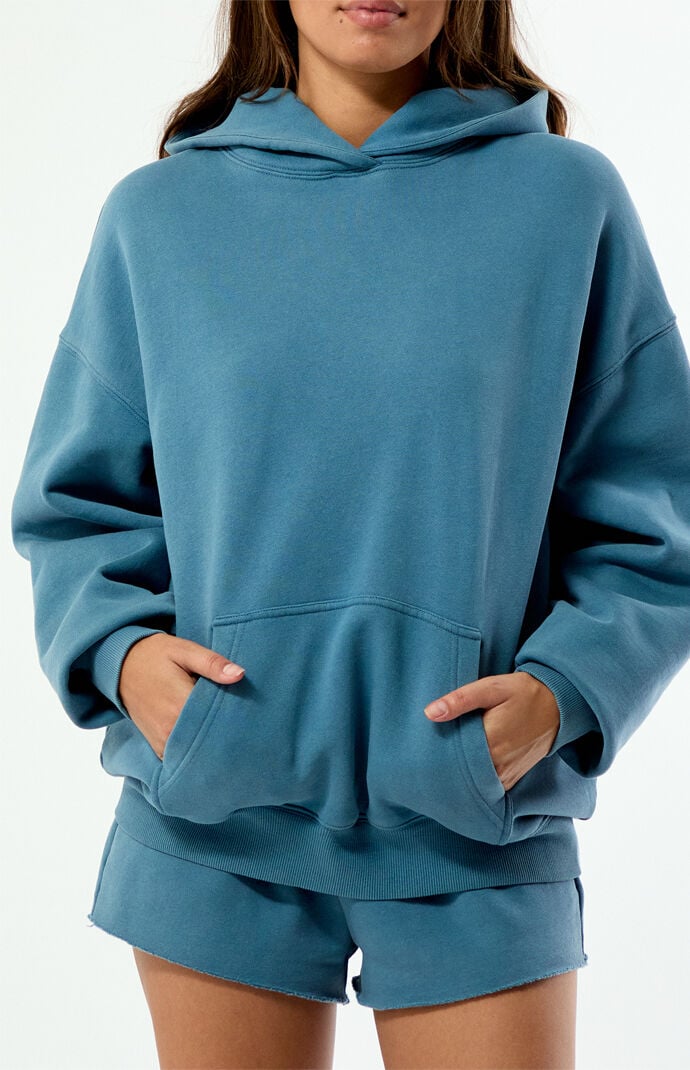 Pacsun Dark Blue Ultra Soft Fleece Core Pullover Hoodie