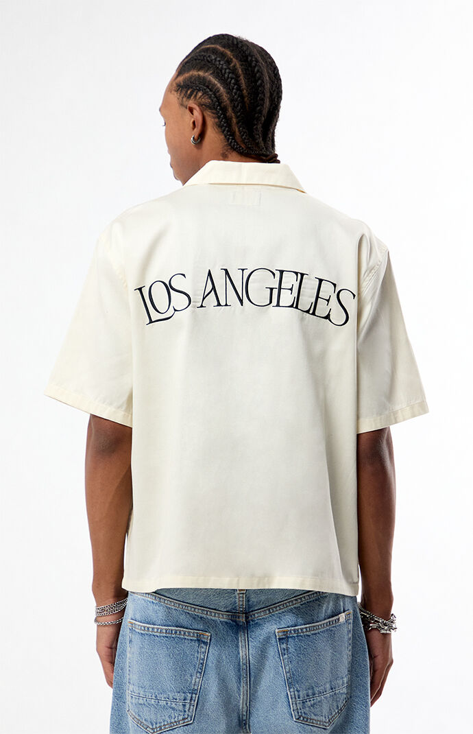 Pacsun Los Angeles Embroidered Camp Shirt