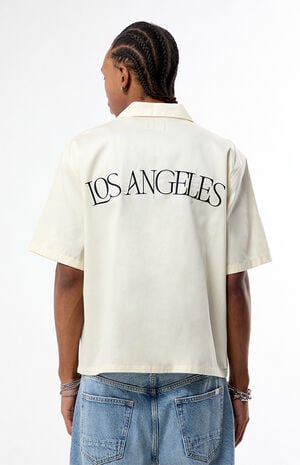 Los Angeles Embroidered Camp Shirt image number 2