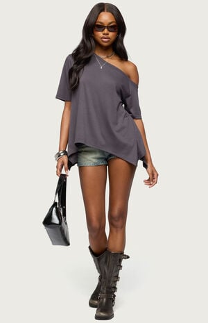 Josy Off Shoulder Handkerchief Top image number 5