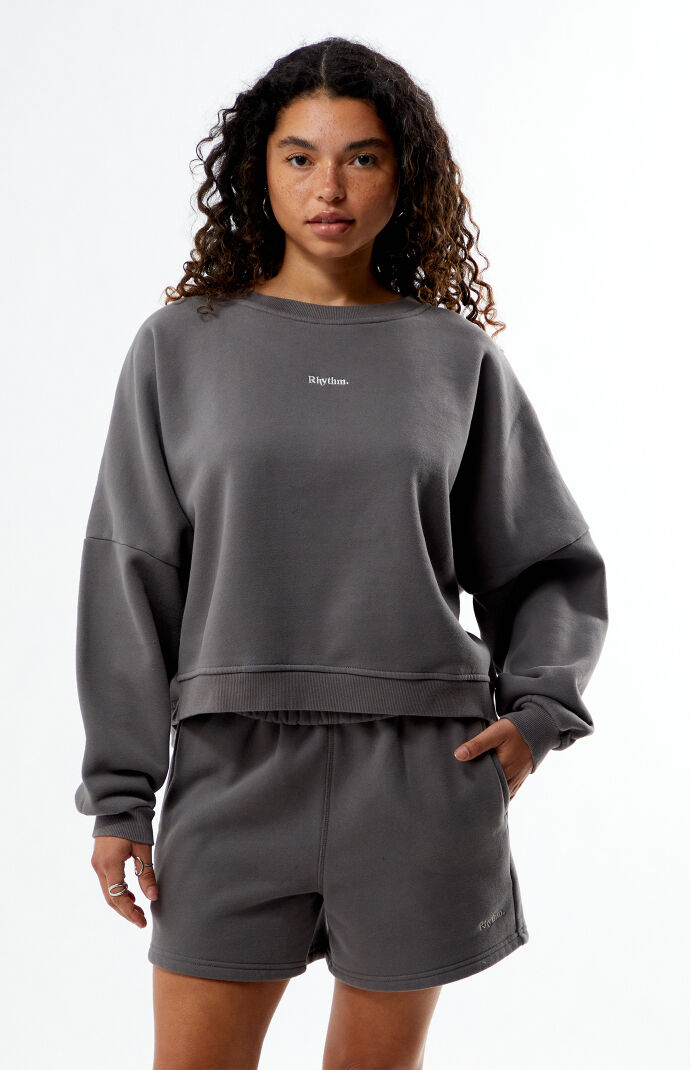 Rhythm Logo Crew Neck Sweatshirt