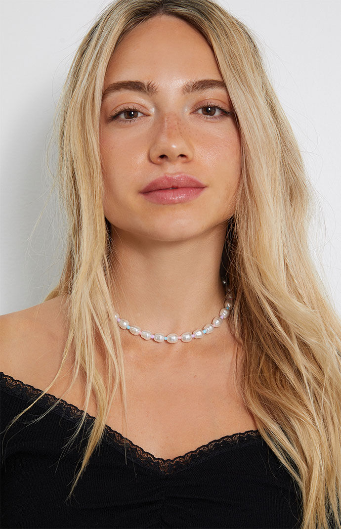 Frasier Sterling x PacSun Pearl Choker Necklace PacSun