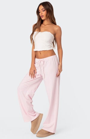 Olivia Striped Loose Fit Pants image number 3