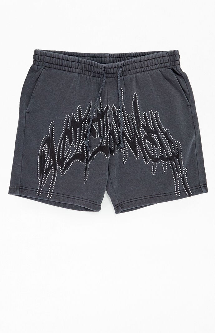 Pacsun Handstyles Studded Fleece Sweat Shorts | PacSun