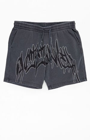 Handstyles Studded Fleece Sweat Shorts image number 1