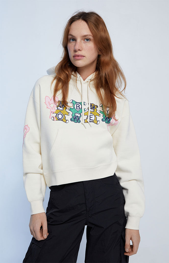 Obey clearance cropped hoodie
