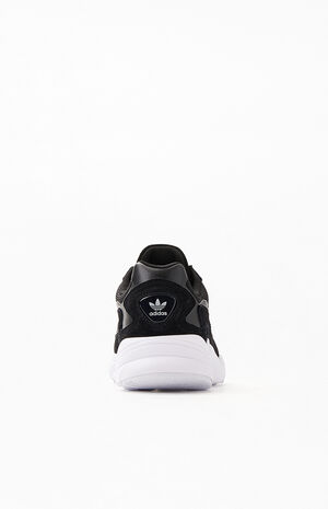 Women's Black & White Falcon Sneakers image number 3