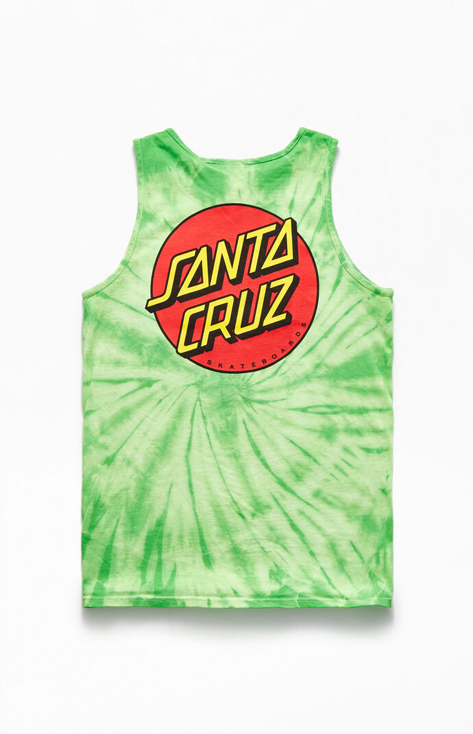 Classic Dot Tie-Dyed Tank Top